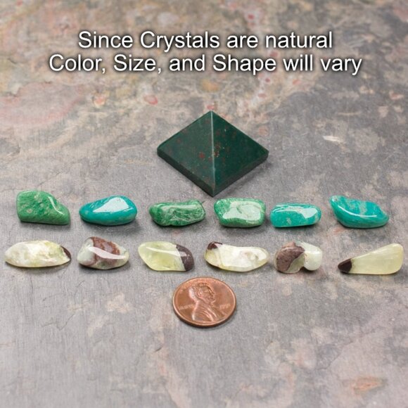 Psychic Gifts Mini Crystal Grid Set - Your choice of Wood Grid Board - Picture 2 of 6